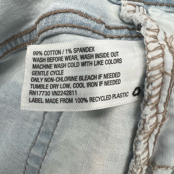 Wild Fable Cut-Off Button-Fly Jean Shorts Size 0 Women’s - Picture 6 of 7